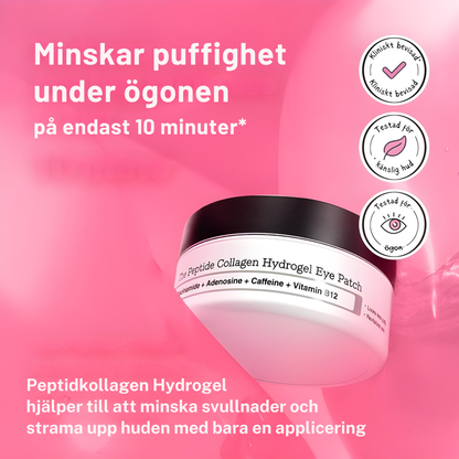 K-Beauty Peptid & Koffein Eye Pads – Minskar puffighet & återfuktar på 10 minuter